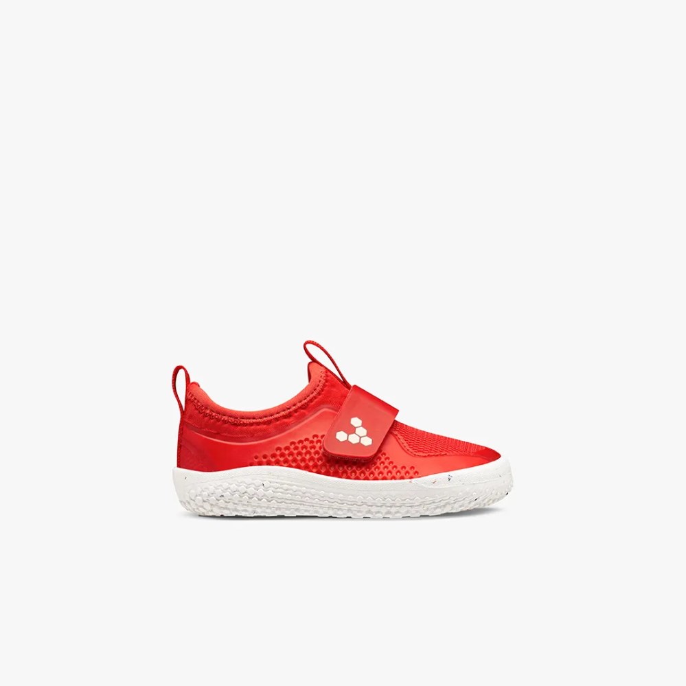 Vivobarefoot Primus Sport II Toddlers Trainers Red UK CHBL